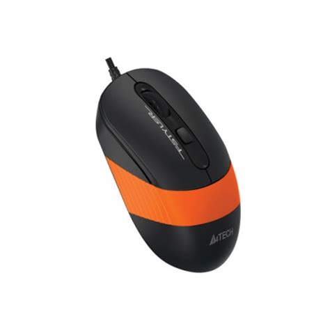 A Tech Fm Fstyler Wired Optical Mouse Black Orange Aladinshopper