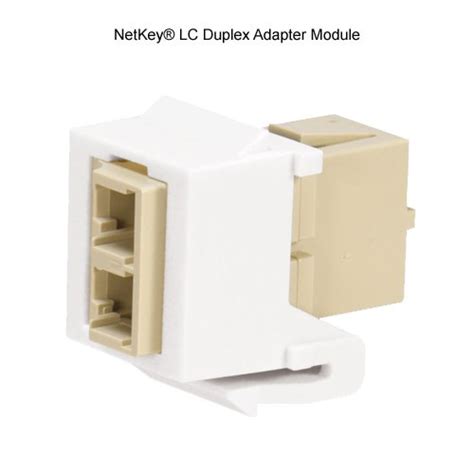 PANDUIT® NetKey® Fiber Adapter Module Inserts - Cableorganizer.com