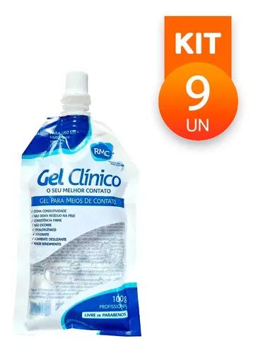 Kit 9 Gel Clinico Contato Condutor Ultrassom Incolor 100g MercadoLivre