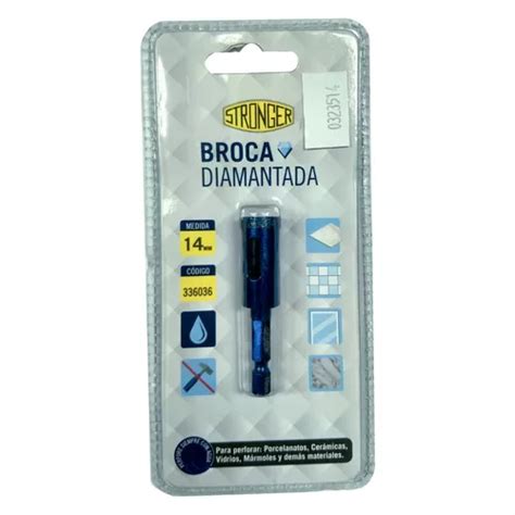 Mecha Broca Diamantada P Porcelanato 14mm Stronger Envío gratis