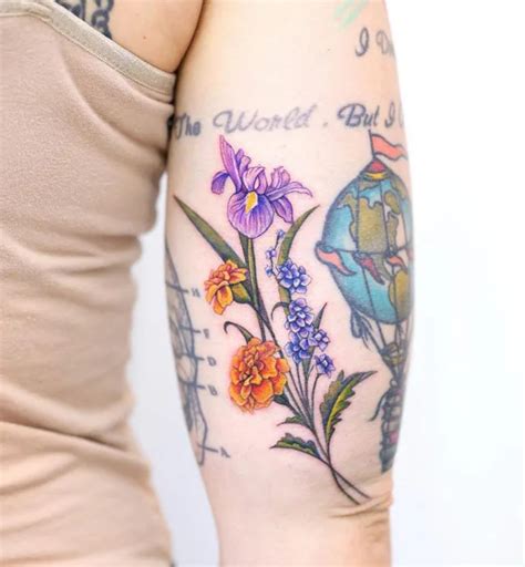 21 Stunning July Birth Flower Tattoos To Rock In 2024