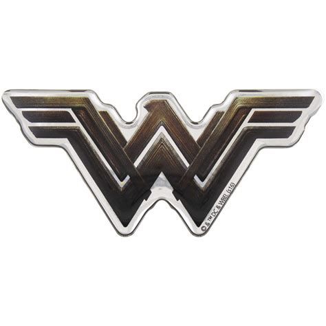 Buy Fan Emblems Wonder Woman Domed Chrome Car Decal Batman V Superman