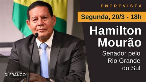 Entrevista Exclusiva Hamilton Mour O Senador Pelo Rio Grande Do Sul