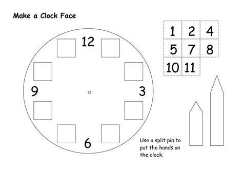 Make A Clock Printable