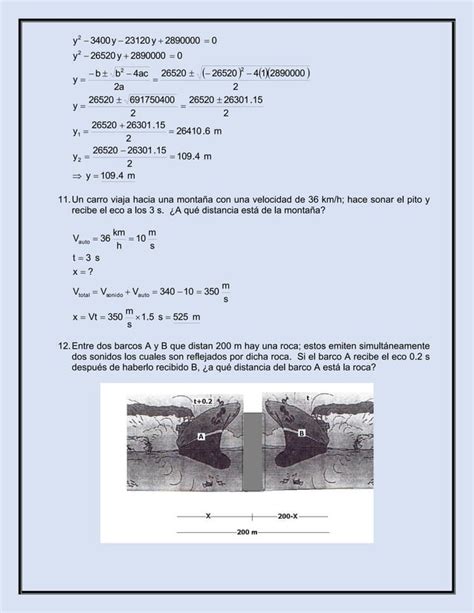 Velocidad Del Sonido Ejercicios Resueltos Pdf