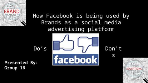 PPTX How Facebook Is Being Used By Brands As A Social Media