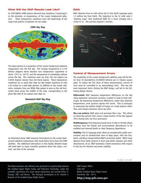 WMAP Fact Sheet (2002)