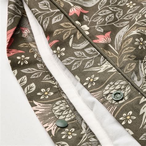 KÄRRDUNÖRT duvet cover and pillowcase(s), dark green/multicolor, King ...