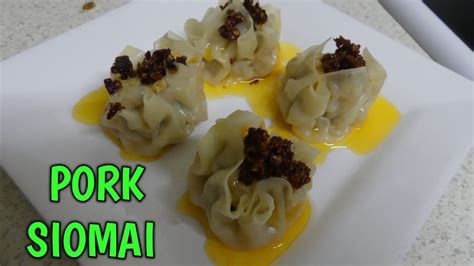 How To Make Pork Siomai I Siomai Recipe Filipino Style I Homemade