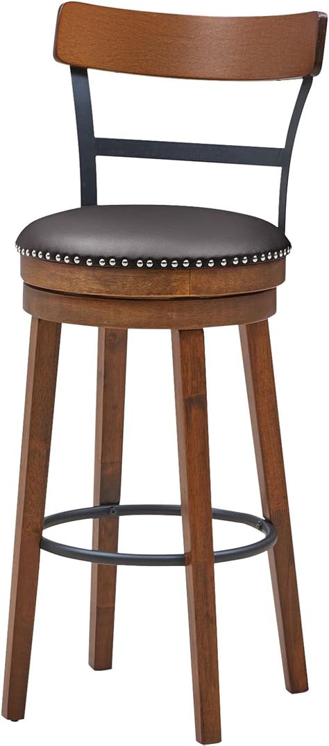 Amazon ERGOMASTER Bar Stools Set Of 1 Swivel Bar Height Bar Stools