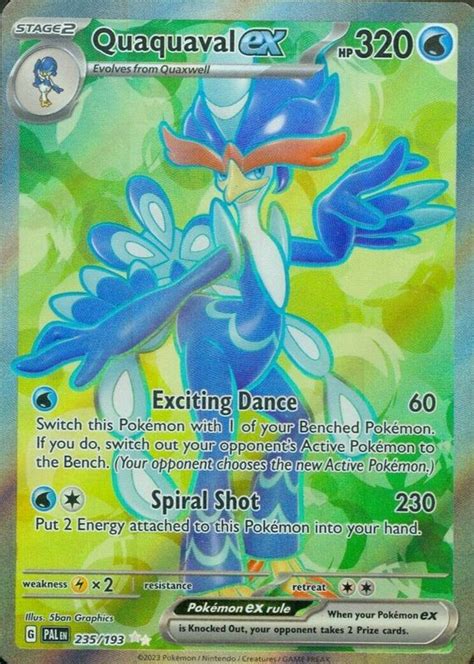 Quaquaval Ex Scarlet Violet Paldea Evolved Special Illustration