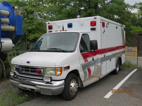 2002 Ford E 350 Ambulance For Sale 109378 Miles Ledgewood Nj