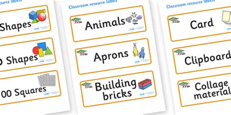 FREE Safari Themed Editable Classroom Resource Labels