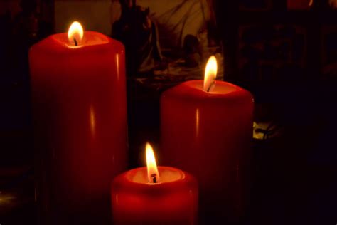 Banco de imagens luz vermelho Trevas vela iluminação decoração