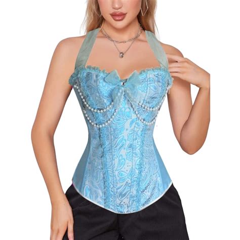 Corpete Corset Corselet Cinta Modeladora Al A Princesa Azul M Corset