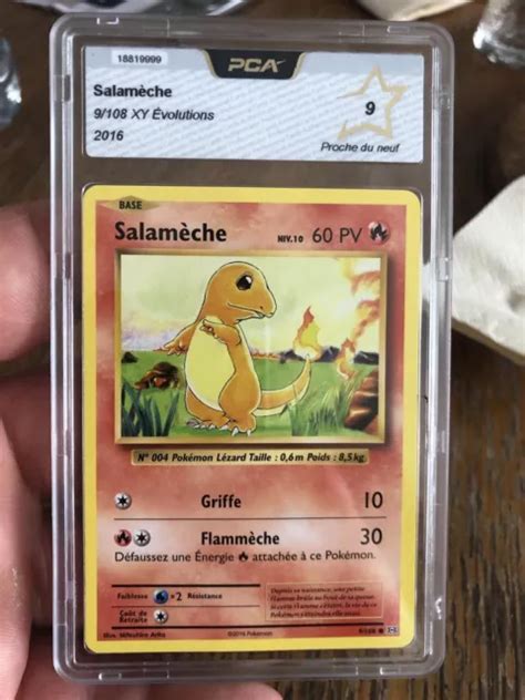 CARTE POKÉMON SALAMÈCHE 9 108 XY12 XY Evolution Français pca 9 EUR 49