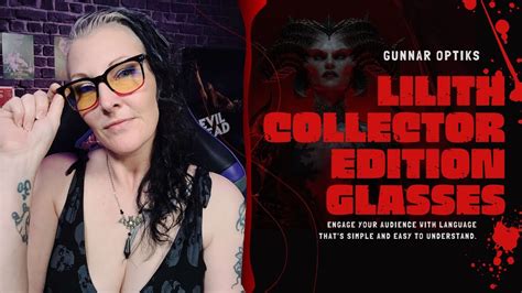 Gunnar Lilith Collector Edition Glasses Diablo Iv Unboxing Youtube