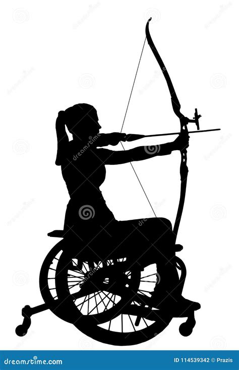 Woman Bow Archery Silhouette Sport Club Logo Design Vector