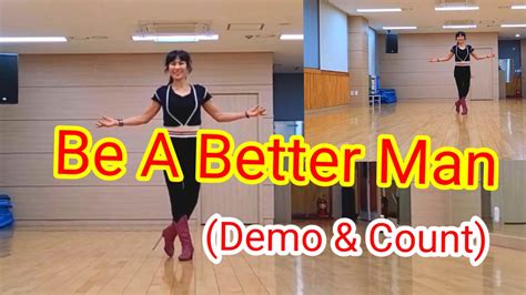 Be A Better Man Line Dance Demo Count Kolda