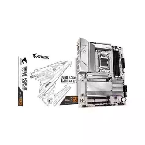 GIGABYTE B650M AORUS ELITE AX ICE Motherboard Supports AMD Ryzen 8000