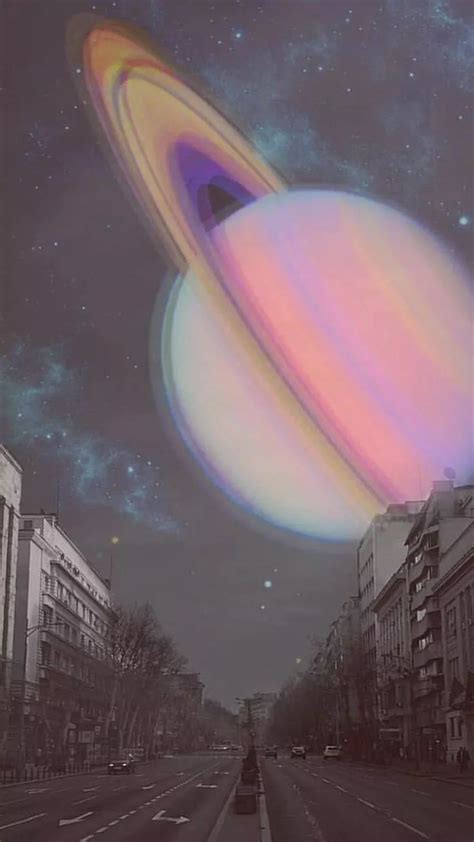 Aesthetic Saturn Scary Wallpaper Trippy Wallpaper Dark Wallpaper