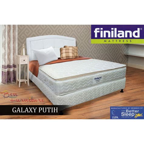 Jual Kasur Finiland Spring Bed Galaxy White Pillowtop Fullset X