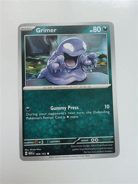 Grimer Sleima Pokemon 151 Mew Kaufen Auf Ricardo