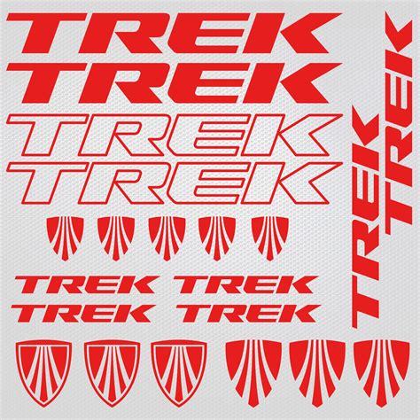 Trek bicycles trek stickers trek decals bicycle decals | Etsy