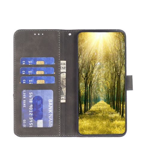 Knížkové pouzdro Rhombus šedé Infinix Hot 40 Pro Levné Kryty