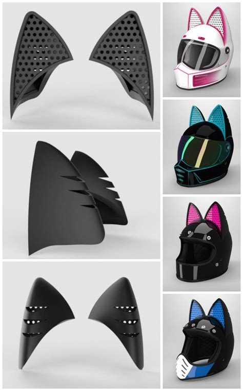 The Cat Ear Helmet Upgrade Is A Flexible Rubber Addition That Is