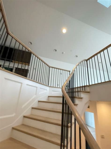 Hexagonal Floating Staircase Bethesda Md Klassisch Modern