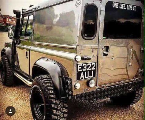 It Looks Like The Butcher S Car All In Stainless Steel Land Rover