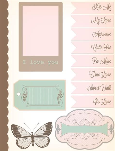 Free Printable Valentines Day Cards And Scrapbook Paperlove Paper Crafts