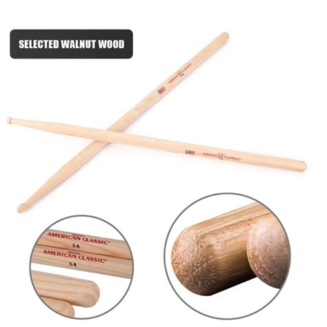 2pcs 7A Maple Drumsticks Wood Drum Sticks Options Drum | Shopee Philippines