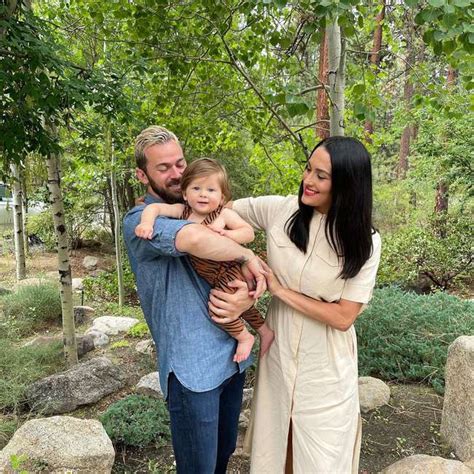 Nikki Bella Shares Family Photo with Artem Chigvintsev and Son Matteo