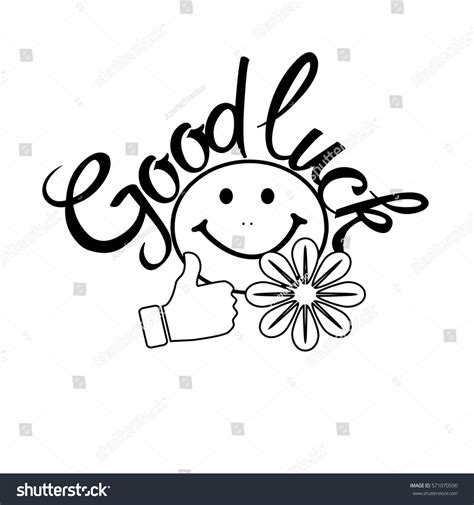 Good Luck Clipart Black And White