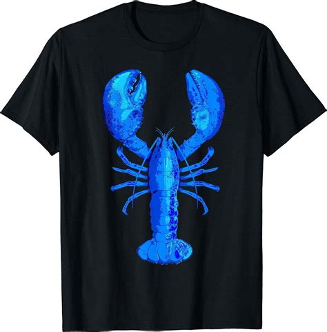 Seaside Elegance Flaunt Your Style With Our Stylish Blue Lobster Tee