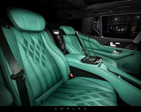 Mercedes Maybach GLS 600 By Carlex Design In Mint And Gold