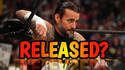 Cm Punk Released By Aew Cm Punk Return In Wwe Freakin Messi Wwe