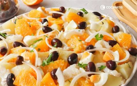 Ensalada Malague A De Bacalao Y Naranja Cocinatis