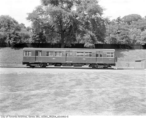 Torontos First Subway Cars 5001 Was Married To 5000 Refered To A