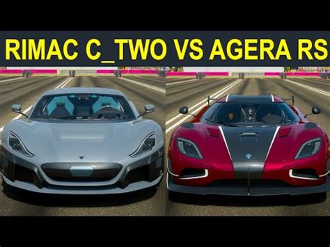 Forza Horizon Ultimate Hypercar Drag Race L Rimac C Two Vs