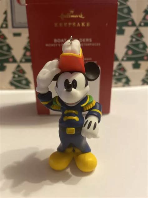 NOËL DISNEY POINÇON Souvenir Mickey Mouse Bateau Builder Ornement