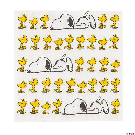 Peanuts® Snoopy And Woodstock Beverage Napkins 16 Ct Oriental Trading