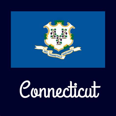 Connecticut State Flag Coloring Pages