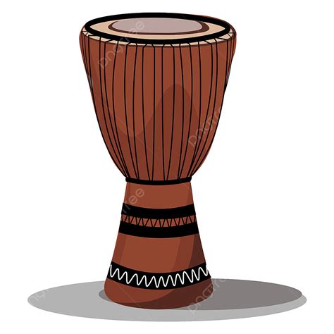 African Drum Clipart PNG Images Traditional African Drum Vector Or