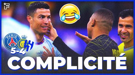 Kylian Mbappé CHAMBRE Cristiano Ronaldo en plein match JT Foot