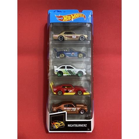 Hot Wheels Nightburnerz 5 Pack Shopee Malaysia