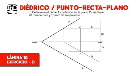 Pag B Punto Recta Plano Ejercicios De Sistema Di Drico Sdo Prp