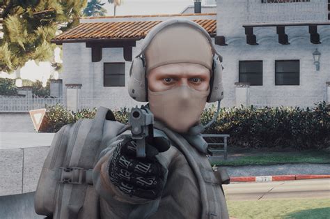 Tactical Balaclava W Peltors Eup Gta5